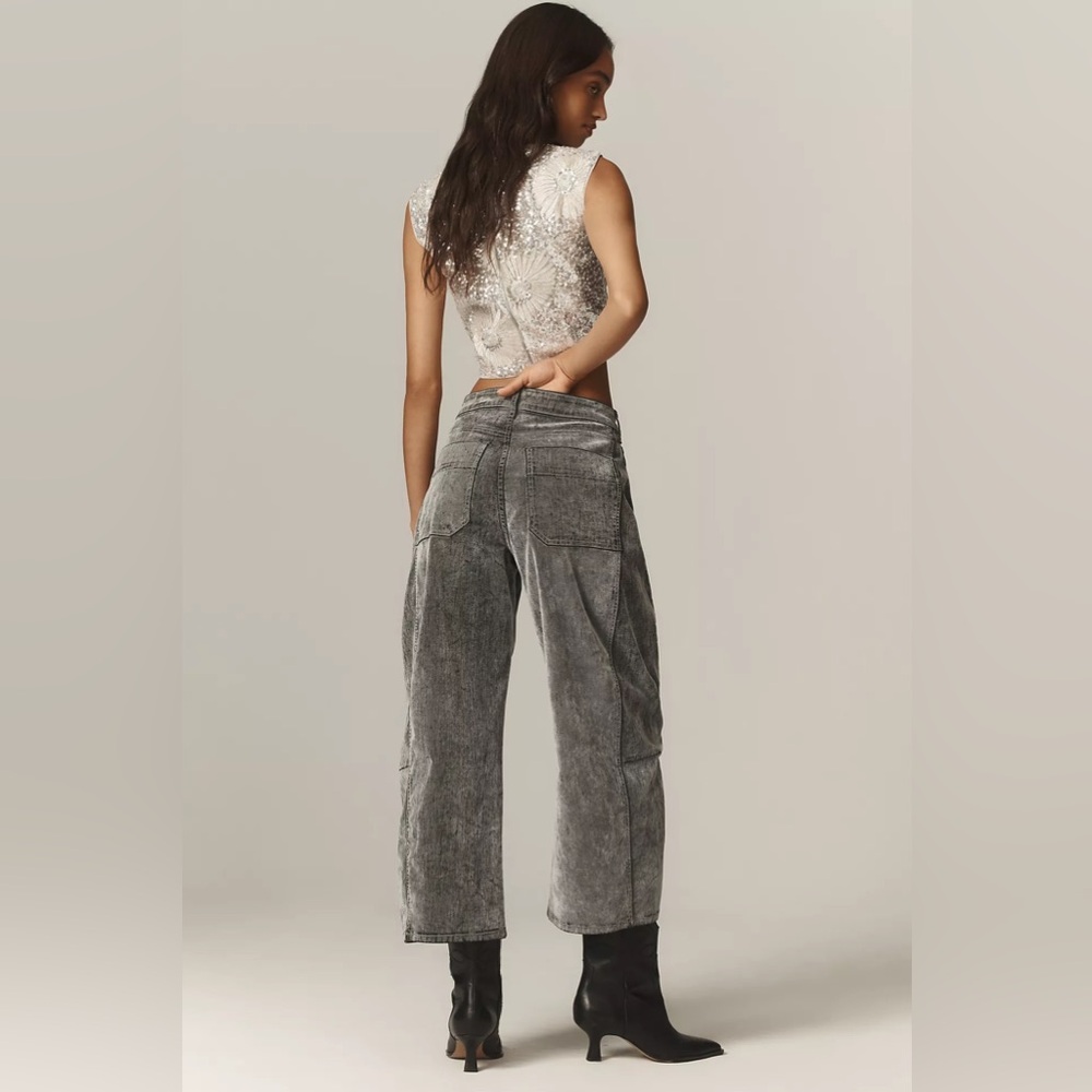 THE KENNA MID-RISE HERITAGE BARREL JEANS BY PILCRO: VELVET EDITION 41229… - Picture 3 of 4
